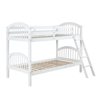 ADOUER WOOD Solid Sheesham Wood Bunk Beds - Convertible into Two Separate Beds