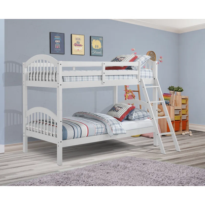 ADOUER WOOD Solid Sheesham Wood Bunk Beds - Convertible into Two Separate Beds