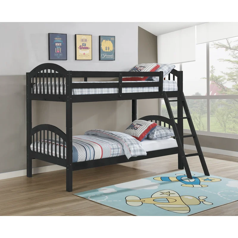 ADOUER WOOD Solid Sheesham Wood Bunk Beds - Convertible into Two Separate Beds