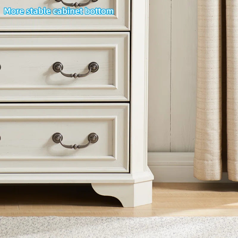 ADOUER WOOD 5 Drawers Solid Sheesham Wood Chest of Drawers