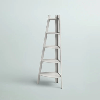 ADOUER WOOD Solid Sheesham Wood Corner Bookshelf For Home & Office