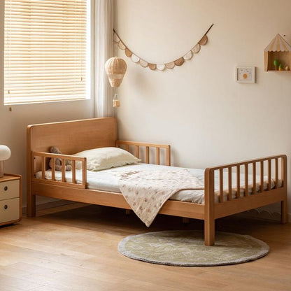 ADOUER WOOD The Scandi-Minimalist Solid Wood Toddler Transition Bed