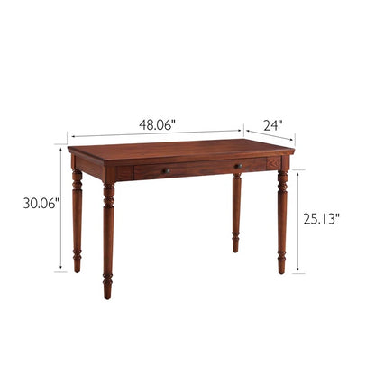 Adouer Wood Solid Sheesham Wood Elegant Writing Desk For Office