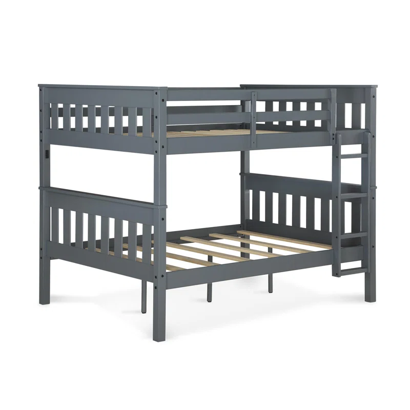 ADOUER WOOD Solid Sheesham Wood Bunk Bed - Convertible into Two Separate Beds