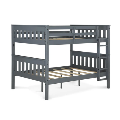 ADOUER WOOD Solid Sheesham Wood Bunk Bed - Convertible into Two Separate Beds