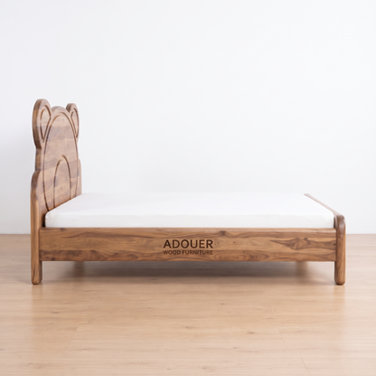 ADOUER WOOD Solid Wood Animal-Themed Children's Bed Frame