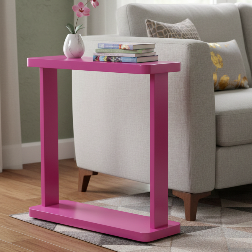 Adouer Wood Solid Sheesham Wood Side Mini Table for Living Room Sofa Bedside Nightstand Table Accent Table