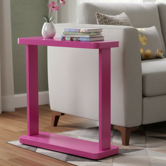 Adouer Wood Solid Sheesham Wood Side Mini Table for Living Room Sofa Bedside Nightstand Table Accent Table