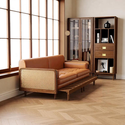 ADOUER WOOD Solid Wood Sofa Cum Bed with Trundle