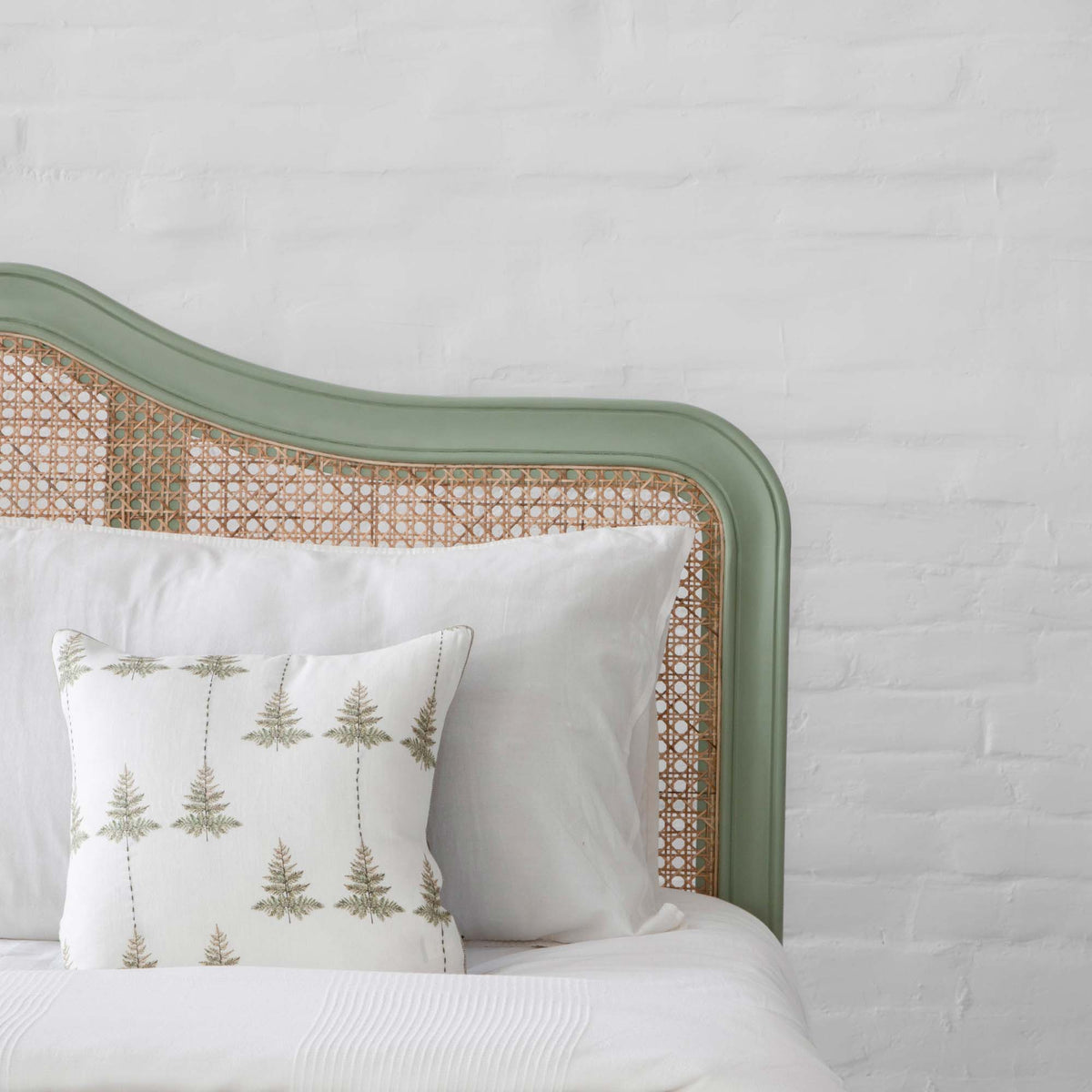 Adouer Wood Luxury Antique Green Summer Bed With Storage