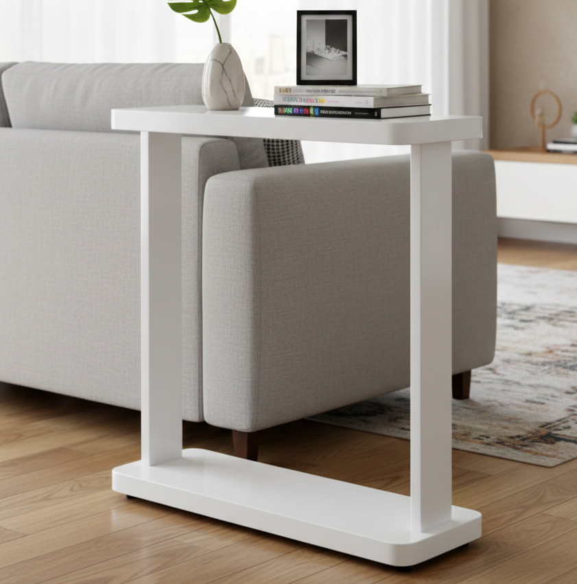 Adouer Wood Solid Sheesham Wood Side Mini Table for Living Room Sofa Bedside Nightstand Table Accent Table